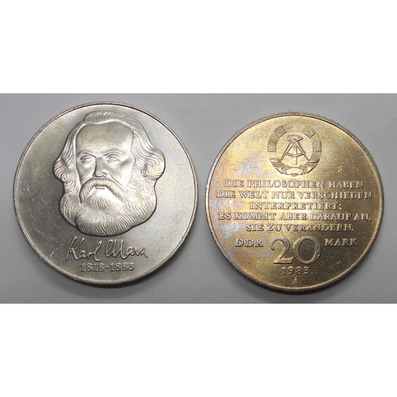 DDR 20 Mark 1983 Karl Marx