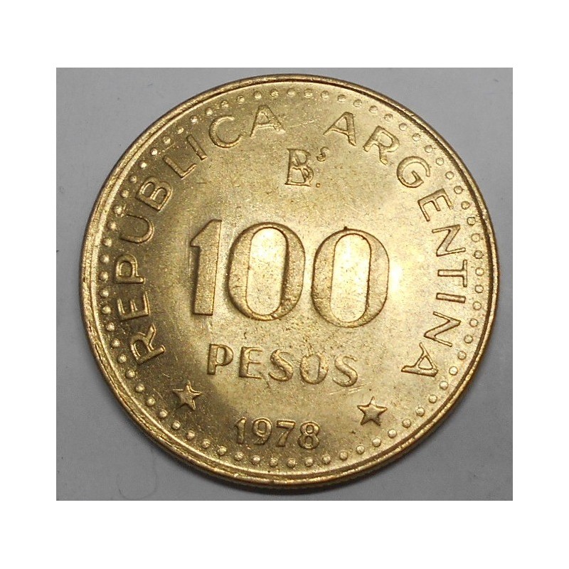 ARGENTINA 100 Pesos 1978 200th Ann Birth Of Jose De San Martin