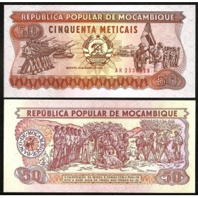 MOZAMBIQUE 50 Meticais 1986