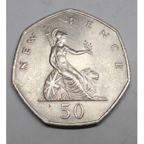 GREAT BRITAIN 50 New Pence...