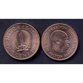 SIERRA LEONE 1 Cent 1964...