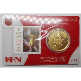 VATICANO 50 Euro Cent 2017...