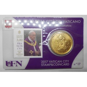 VATICANO 50 Euro Cent 2017...