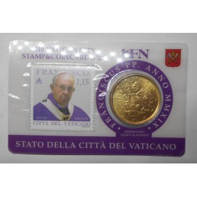 VATICANO 50 Euro Cent 2019...