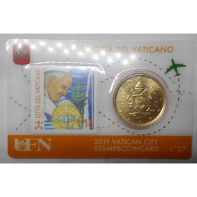 VATICANO 50 Euro Cent 2019...