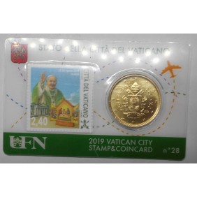 VATICANO 50 Euro Cent 2019...