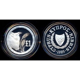 CYPRUS 1 Pound 1995 FAO AG...