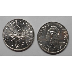 NEW CALEDONIA 10 Francs 2003