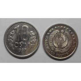 UZBEKISTAN 10 Som 1997