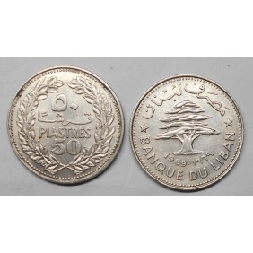 LEBANON 50 Piastres 1969