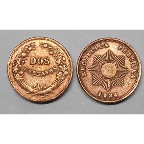 PERU 2 Centavos 1934
