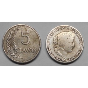 PERU 5 Centavos 1935