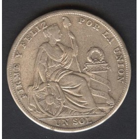 PERU 1 Sol 1926 AG