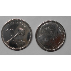 FIJI 10 Cents 2012