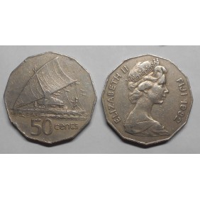 FIJI 50 Cents 1982