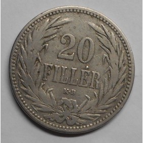 HUNGARY 20 Filler 1892