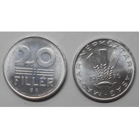 HUNGARY 20 Filler 1976