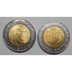 SAN MARINO 500 Lire 1989