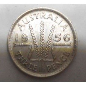 AUSTRALIA 3 Pence 1956 AG