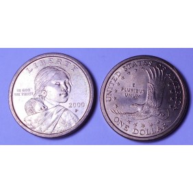 USA 1 Dollar 2000 P Sacagawea