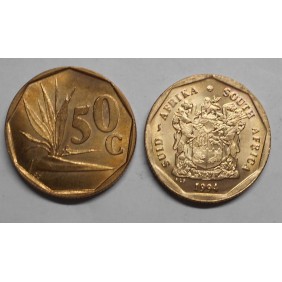 SOUTH AFRICA 50 Cents 1994