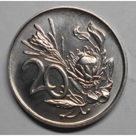 SOUTH AFRICA 20 Cents 1973