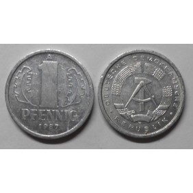 DDR 1 Pfennig 1987