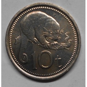 PAPUA NEW GUINEA 10 Toea 1975