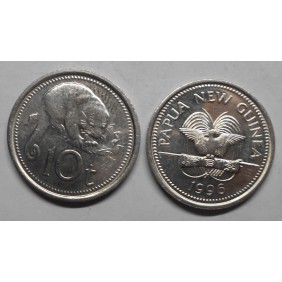 PAPUA NEW GUINEA 10 Toea 1996