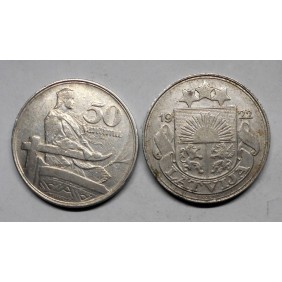 LATVIA 50 Santimu 1922