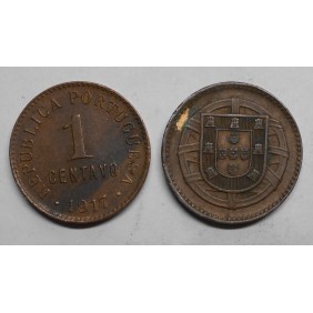 PORTUGAL 1 Centavo 1917