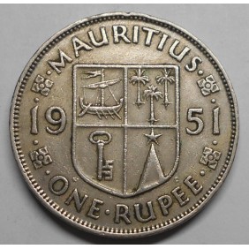 MAURITIUS 1 Rupee 1951