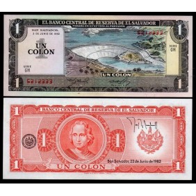 EL SALVADOR 1 Colon 1982