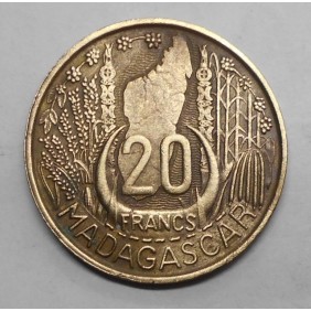 MADAGASCAR 20 Francs 1953