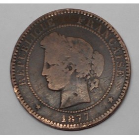 FRANCE 10 Centimes 1877K