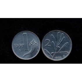 1 Lira + 2 Lire 1997