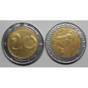 ALGERIA 20 Dinars 2007...