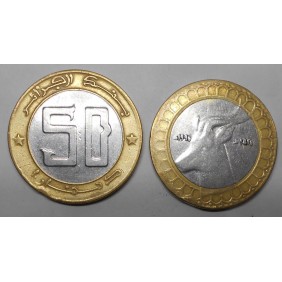 ALGERIA 50 Dinars 1996 Gazelle