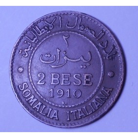 SOMALIA 2 BESE 1910