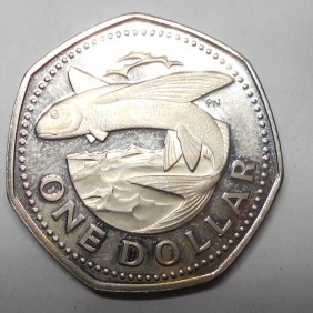 BARBADOS 1 Dollar 1974 Proof
