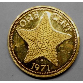 BAHAMAS 1 Cent 1971 PROOF