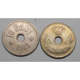 ROMANIA 10 Bani 1905