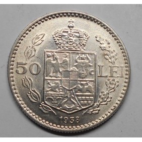ROMANIA 50 Lei 1938 Carol II