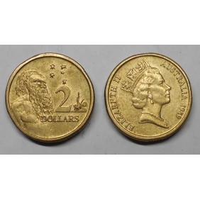 AUSTRALIA 2 Dollars 1989