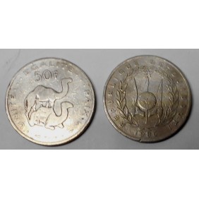 DJIBOUTI 50 Francs 1986