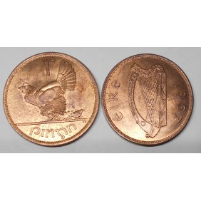 IRELAND 1 Penny 1967