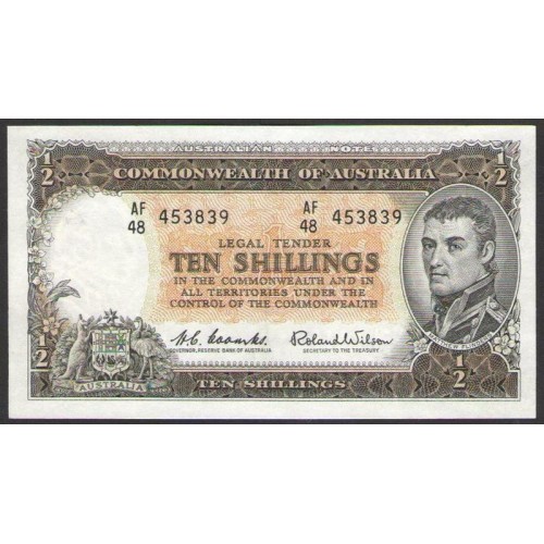 AUSTRALIA 10 Shillings 1961