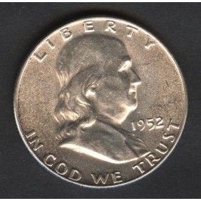 USA Half Dollar Franklin 1952