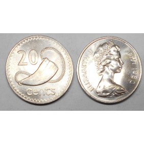 FIJI 20 Cents 1980