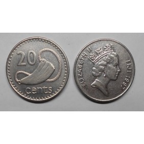 FIJI 20 Cents 1997